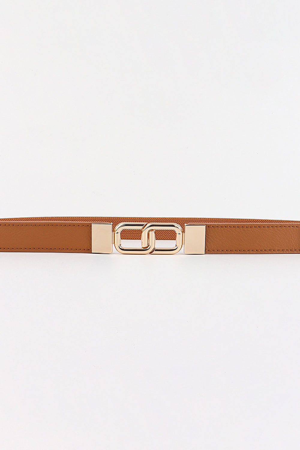 Geometric Double Buckle Elastic Belt Carauana Store