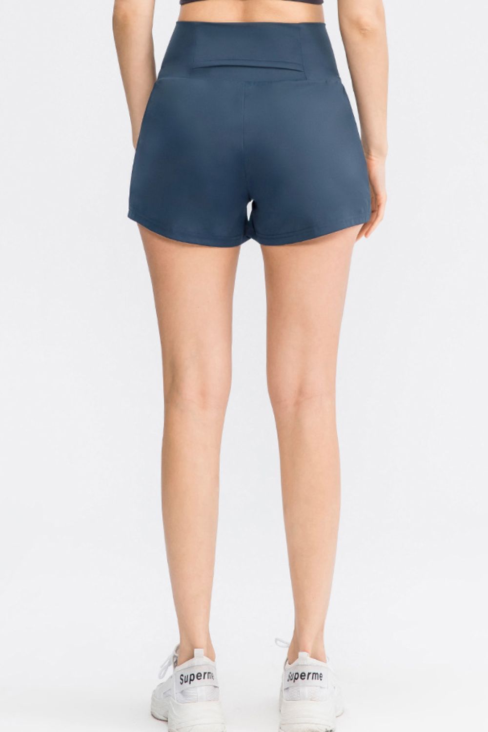 Wide Waistband Sports Shorts with Pockets Carauana Store