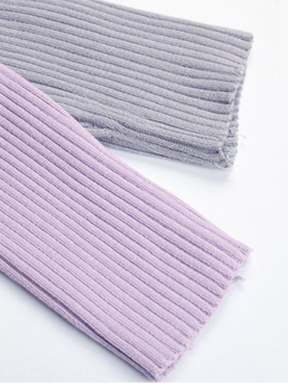 Perfee Contrast Button Up Long Sleeve Cardigan Carauana Store