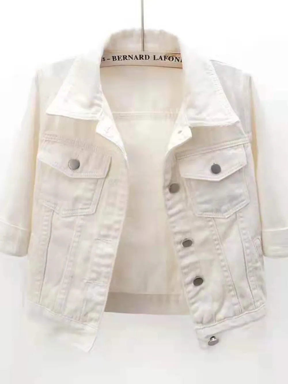 Full Size Cropped Denim Jacket Plus Size Carauana Store