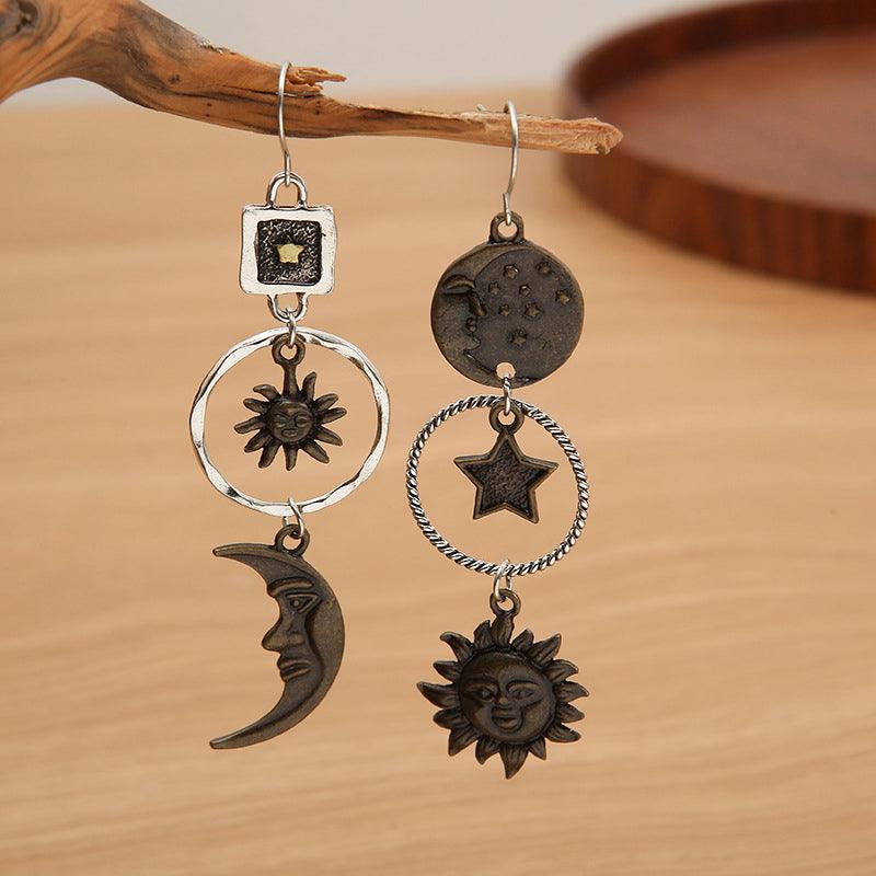 Star, Sun, and Moon Earrings Carauana Store