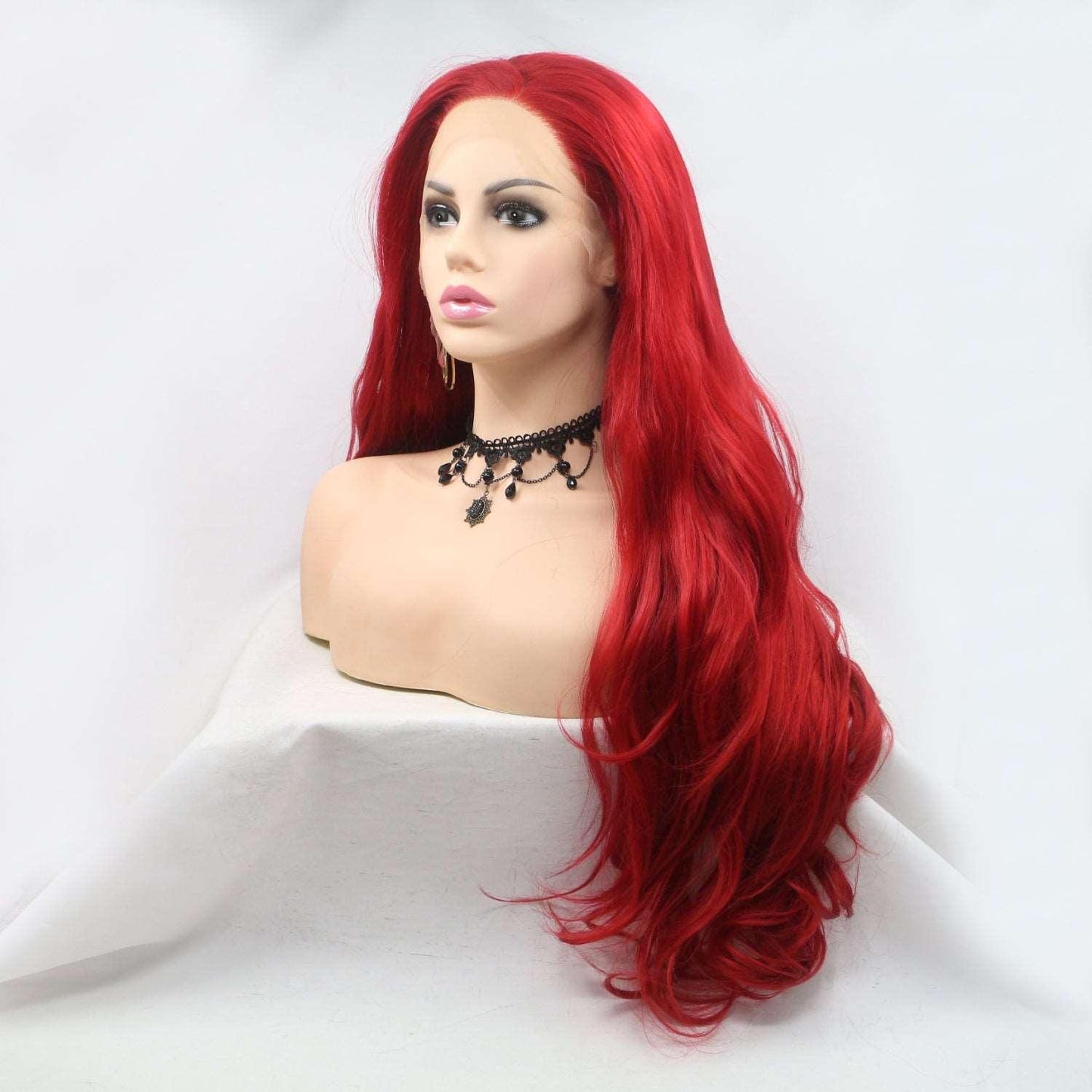 13*3" Lace Front Wigs Synthetic Long Wavy 24" 130% Density Carauana Store