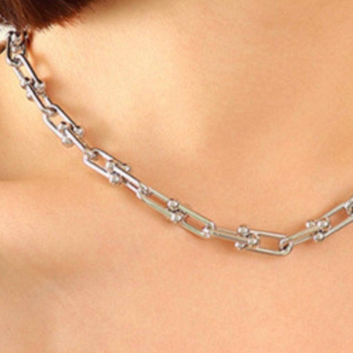 Chunky Chain Titanium Steel Necklace Carauana Store