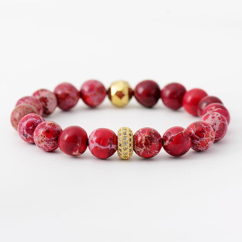 Natural Stone Beaded Bracelet Carauana Store