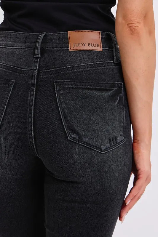 Judy Blue Full Size Mid Rise Tummy Control Skinny Jeans Plus Size Carauana Store