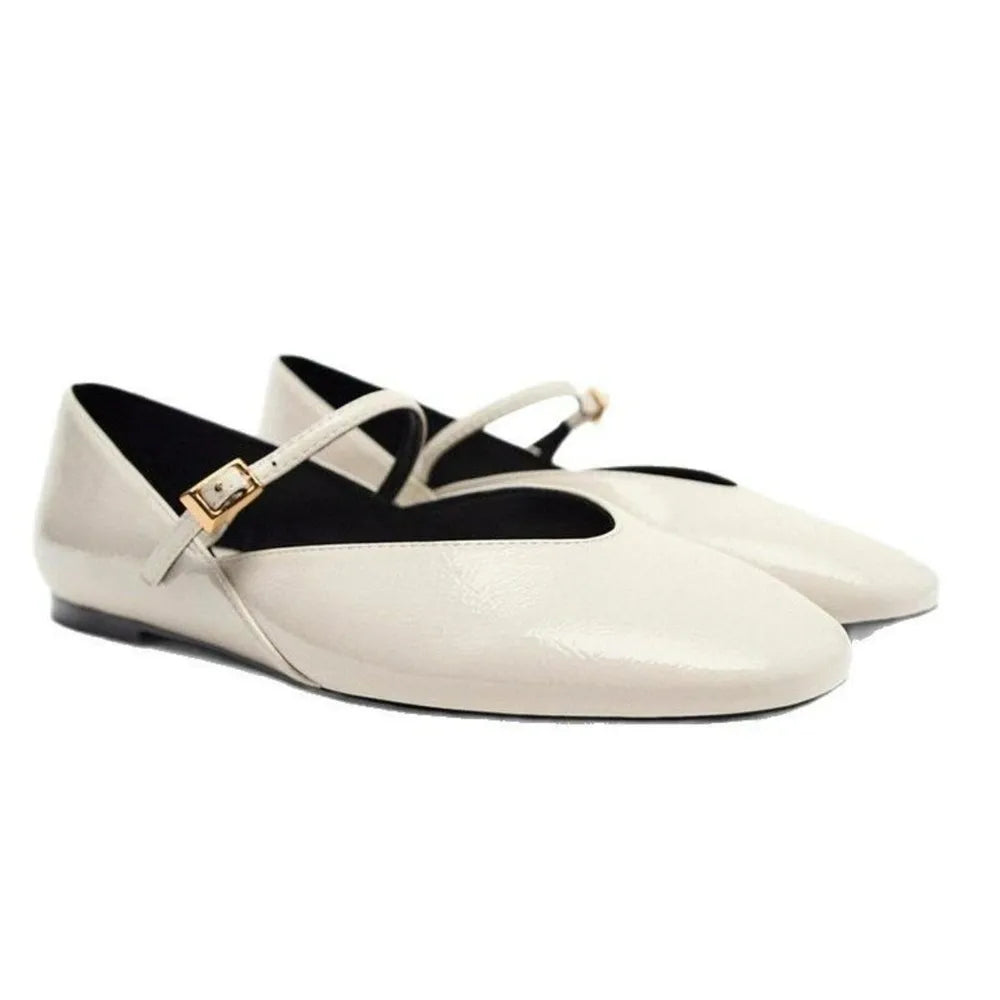 Round Toe Flats Slip-Ons Carauana Store