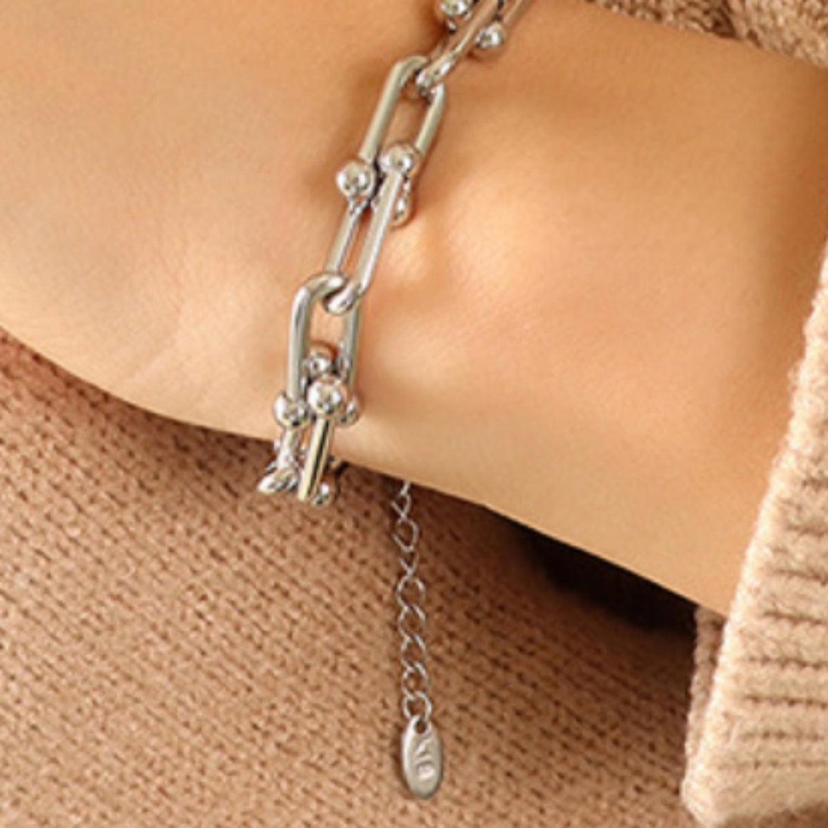 Chunky Chain Titanium Steel Bracelet Carauana Store