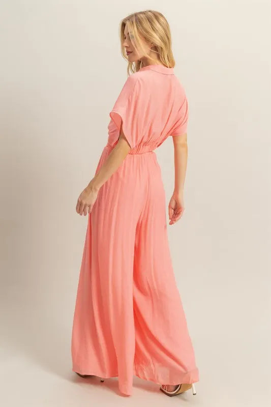 HYFVE Kimono Sleeve Crop Top and Wide Leg Pants Set Carauana Store
