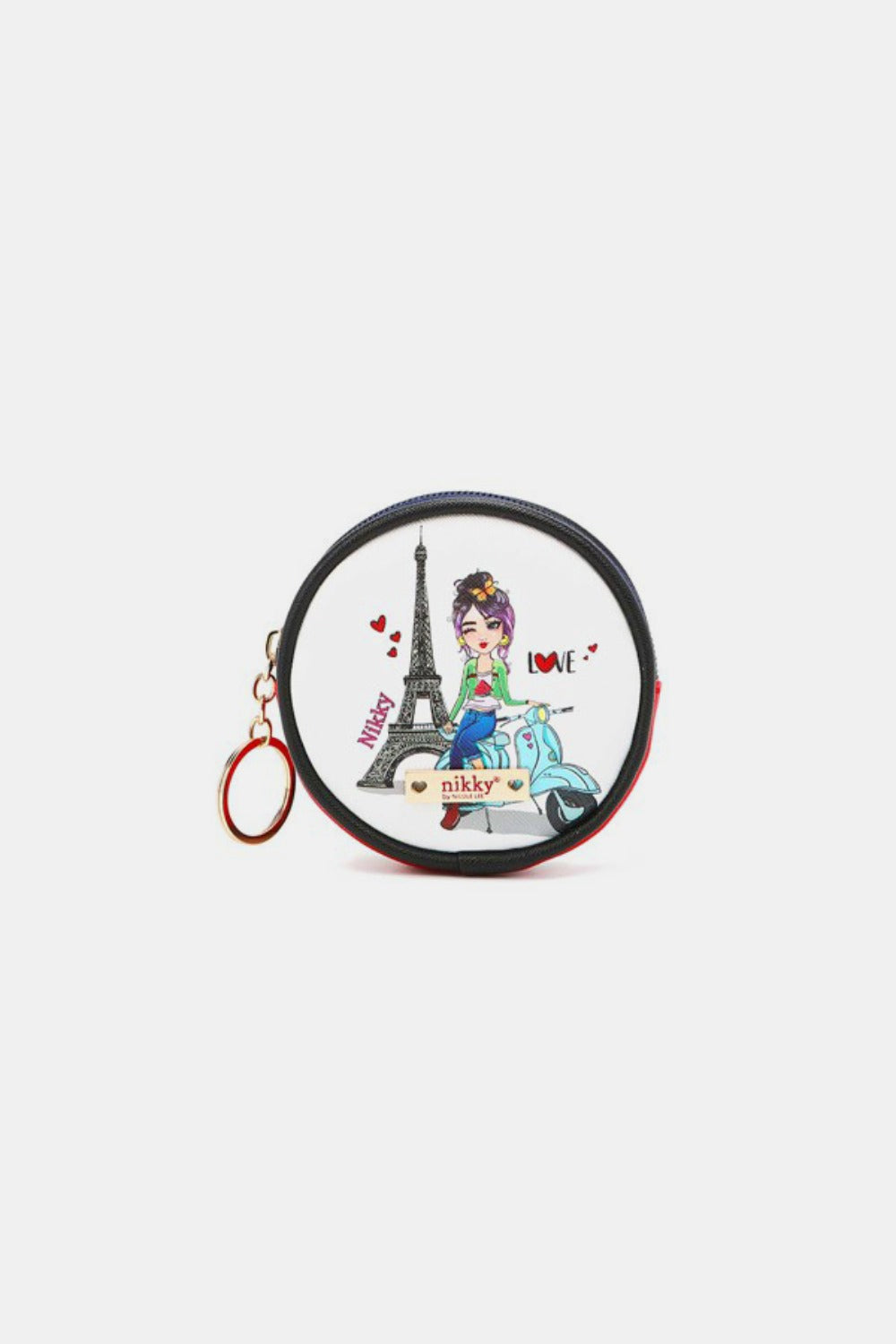 Nicole Lee USA Keychain Round Coin Purse Carauana Store