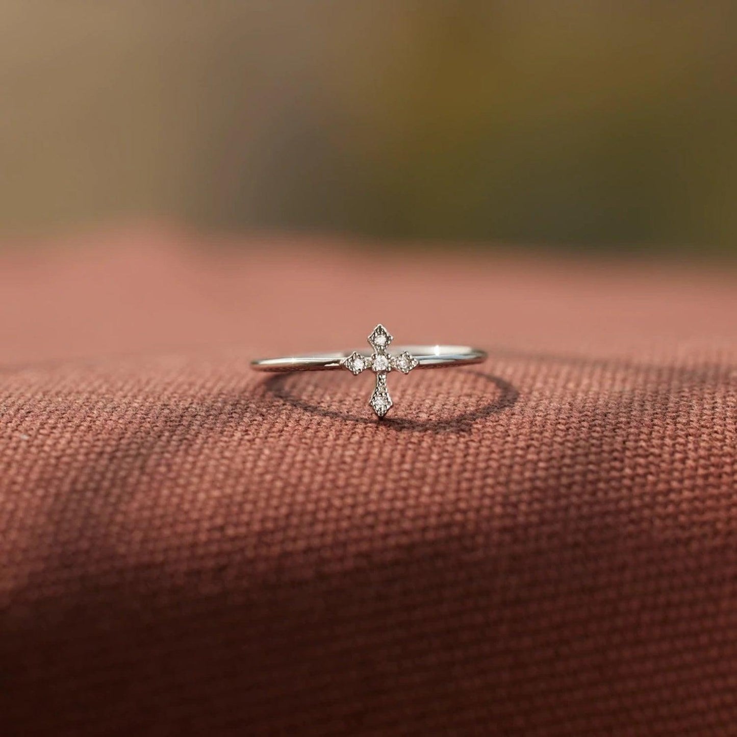925 Sterling Silver Cross Ring Carauana Store