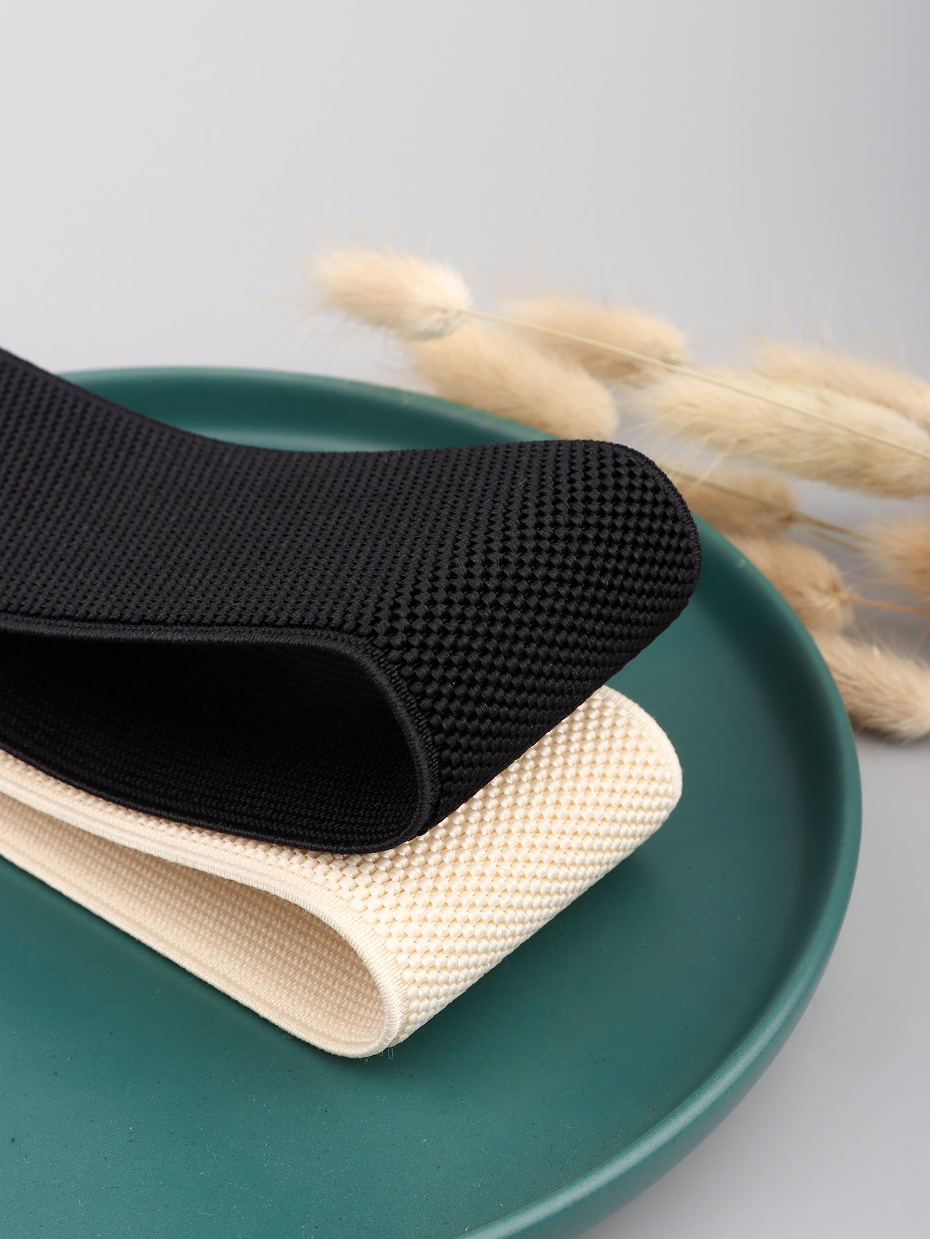 PU Elastic Wide Belt with Alloy Buckle Carauana Store