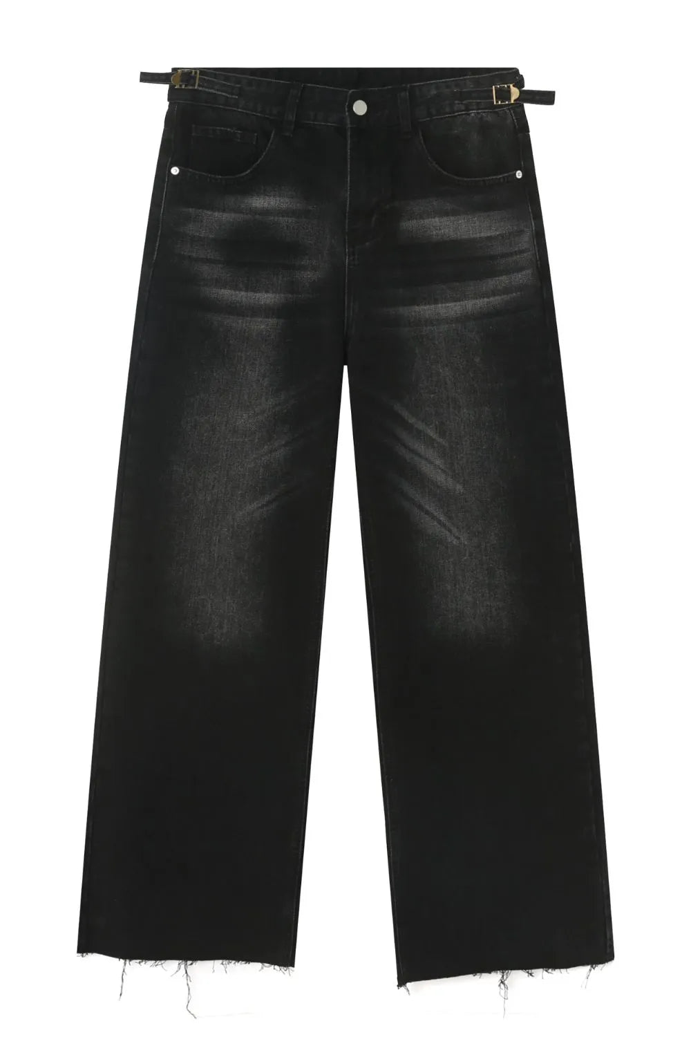 Men's Frayed Hem Jeans Carauana Store