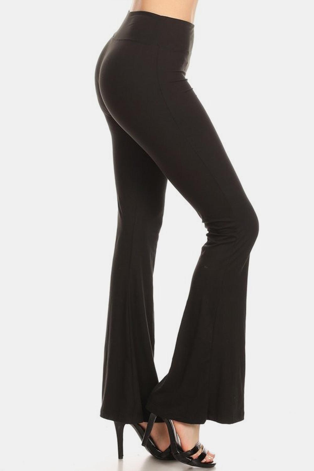 Leggings Depot High Waist Flare Leggings Carauana Store