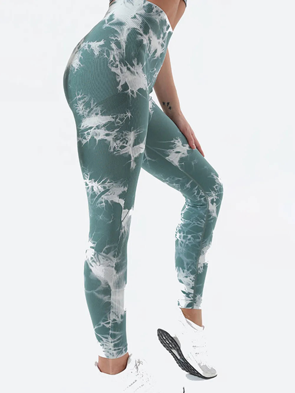 Tie-Dye High Waist Active Leggings Carauana Store