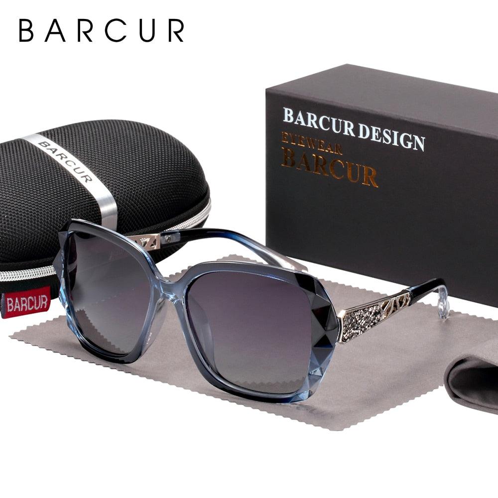 BARCUR Polarized Sunglasses UV400 Lady Fashion Gradient Carauana Store