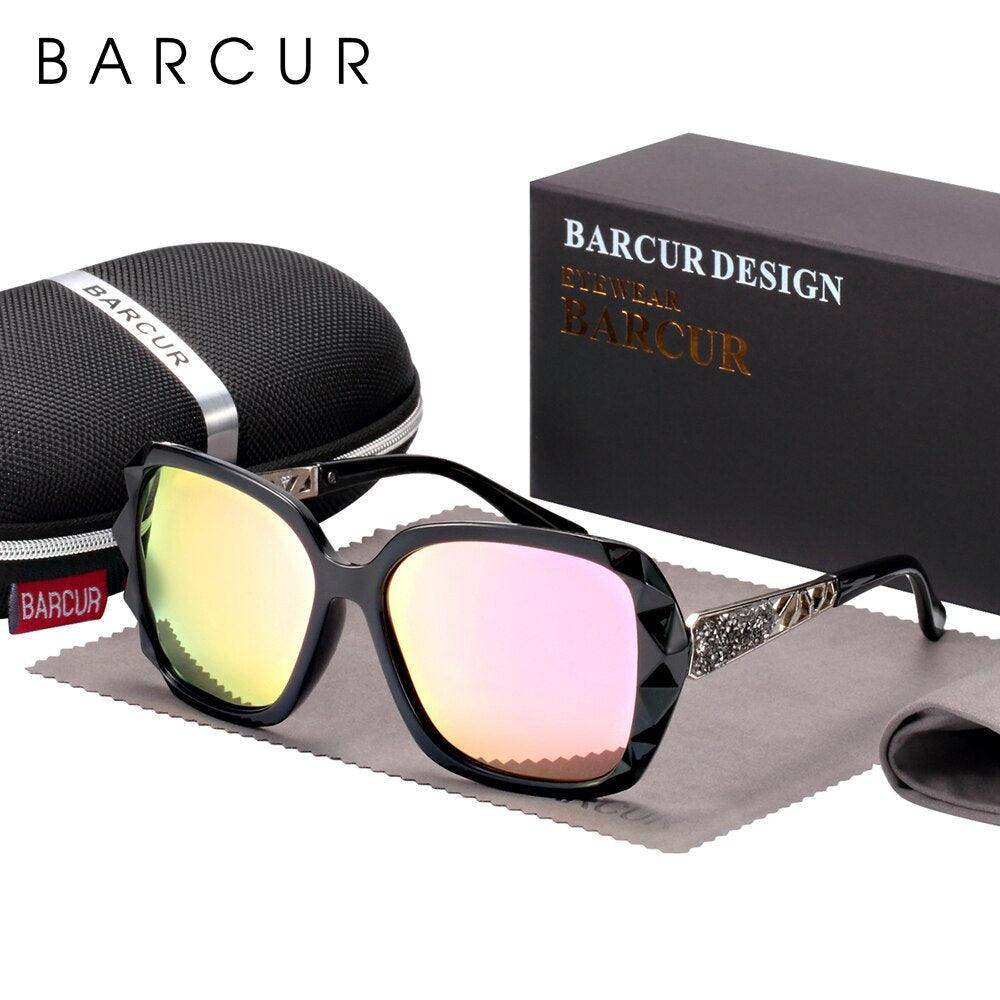 BARCUR Polarized Sunglasses UV400 Lady Fashion Gradient Carauana Store