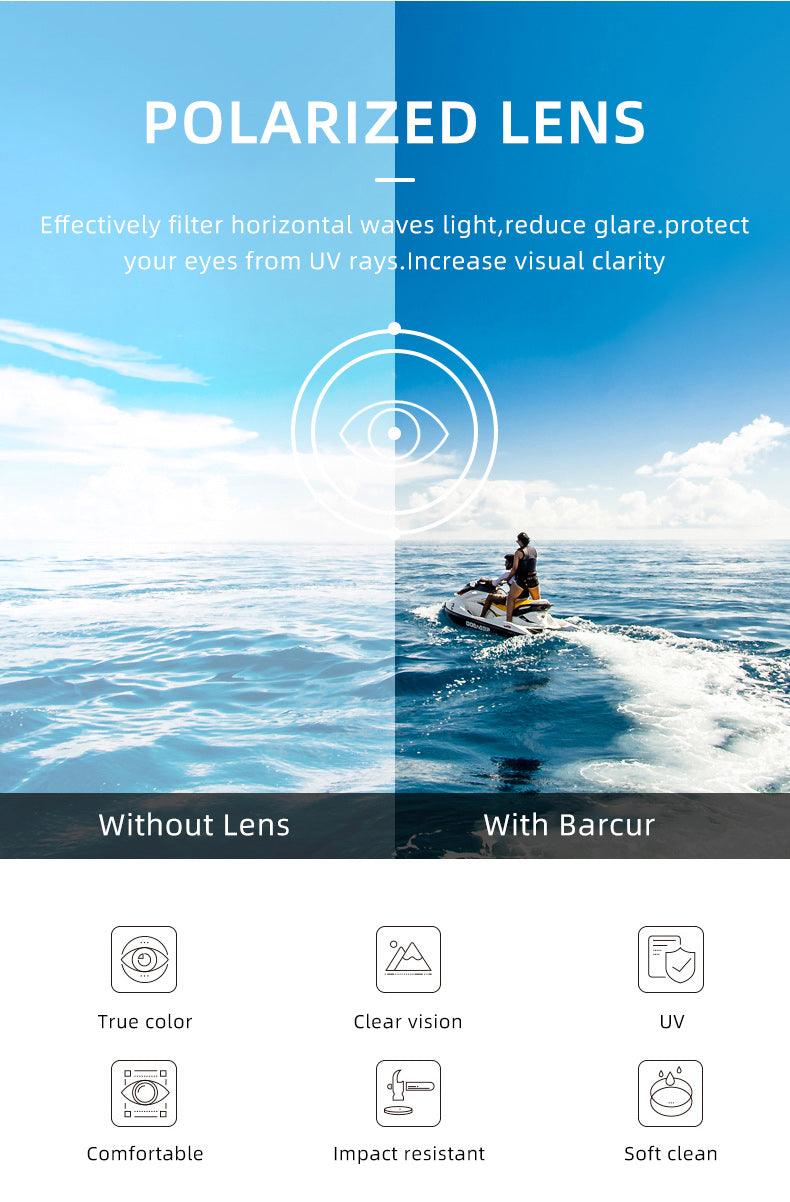 BARCUR Sunglasses Fashion Polarized For Ladies UV400 Protection Carauana Store