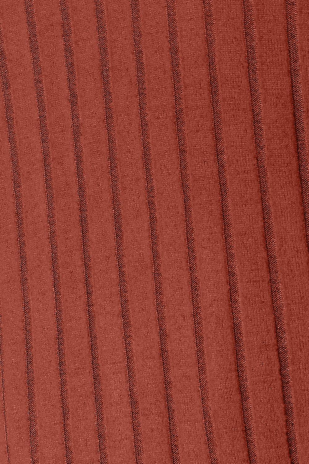 Basic Bae Full Size Ribbed Round Neck Slit Knit Top Carauana Store