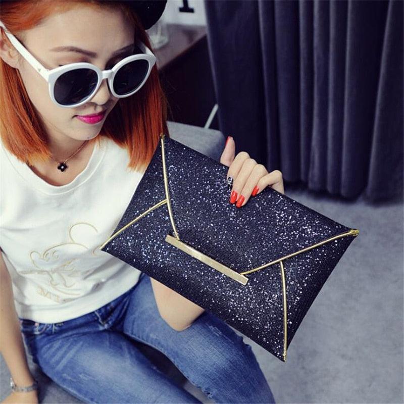 Evening Clutch Bag Glitter Sequin Handbag Carauana Store