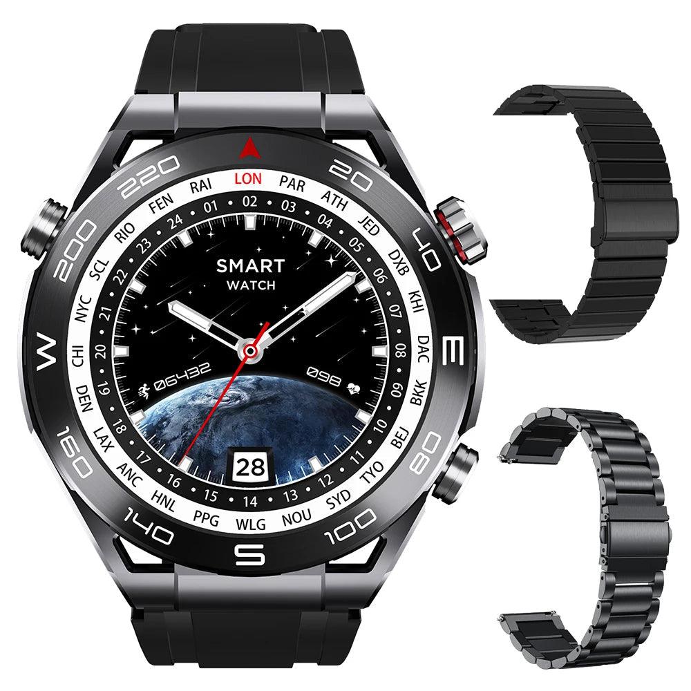 LEMFO smartWatches for men stainless steel|Your Timeless Companion, Now Exclusively Yours! Carauana Store