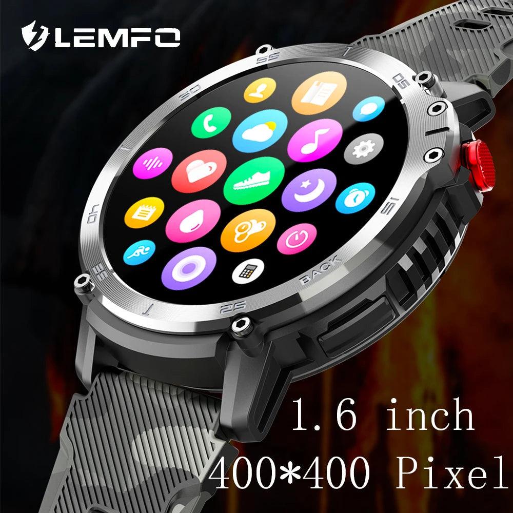 LEMFO smartwatches for men support connect headset|Unveiling the Symphony of Fitness and Style Carauana Store