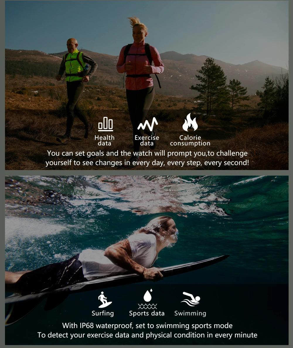 LEMFO smartwatches for men support connect headset|Unveiling the Symphony of Fitness and Style Carauana Store
