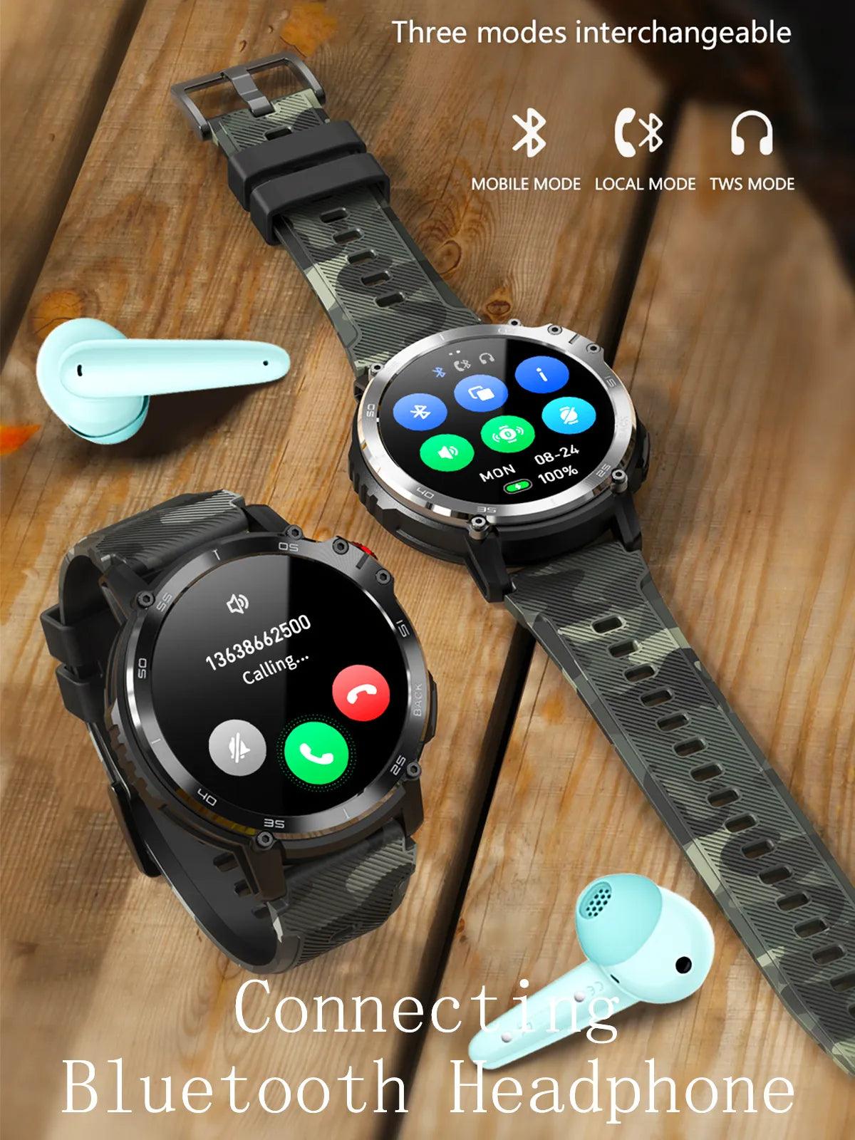 LEMFO smartwatches for men support connect headset|Unveiling the Symphony of Fitness and Style Carauana Store