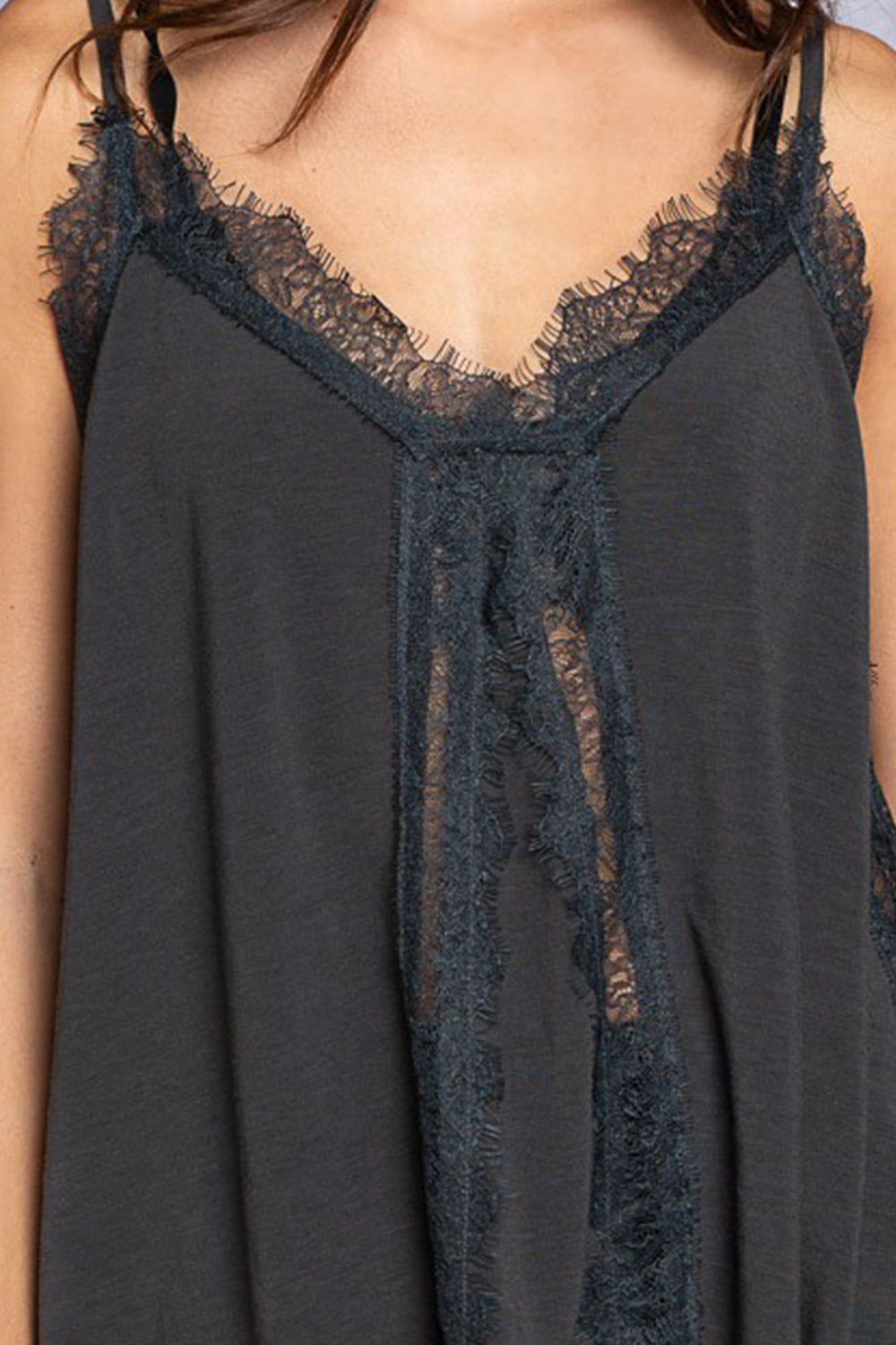 POL Lace Detail V-Neck Cami Carauana Store