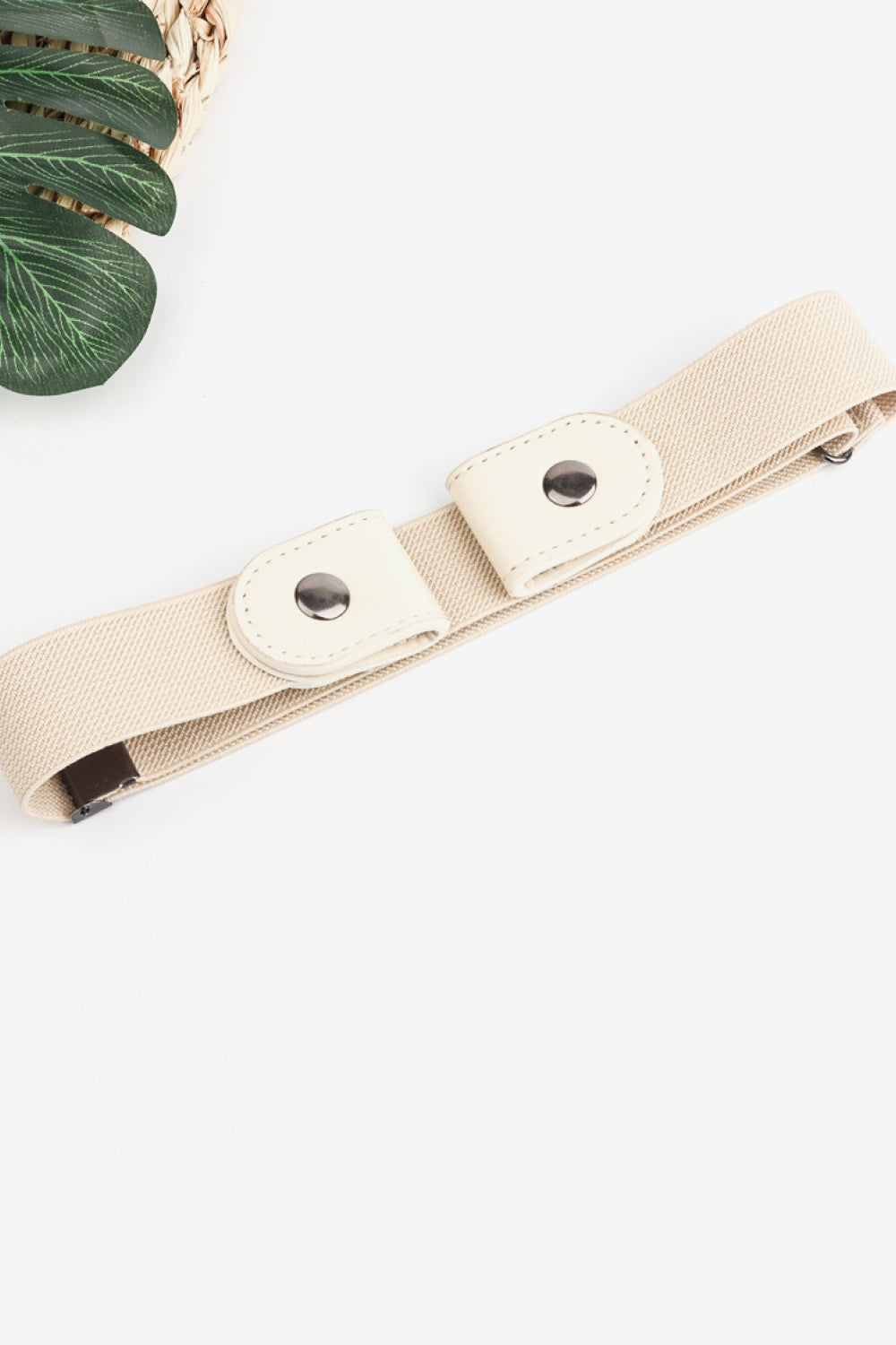 PU Elastic Snap Closure Belt Carauana Store
