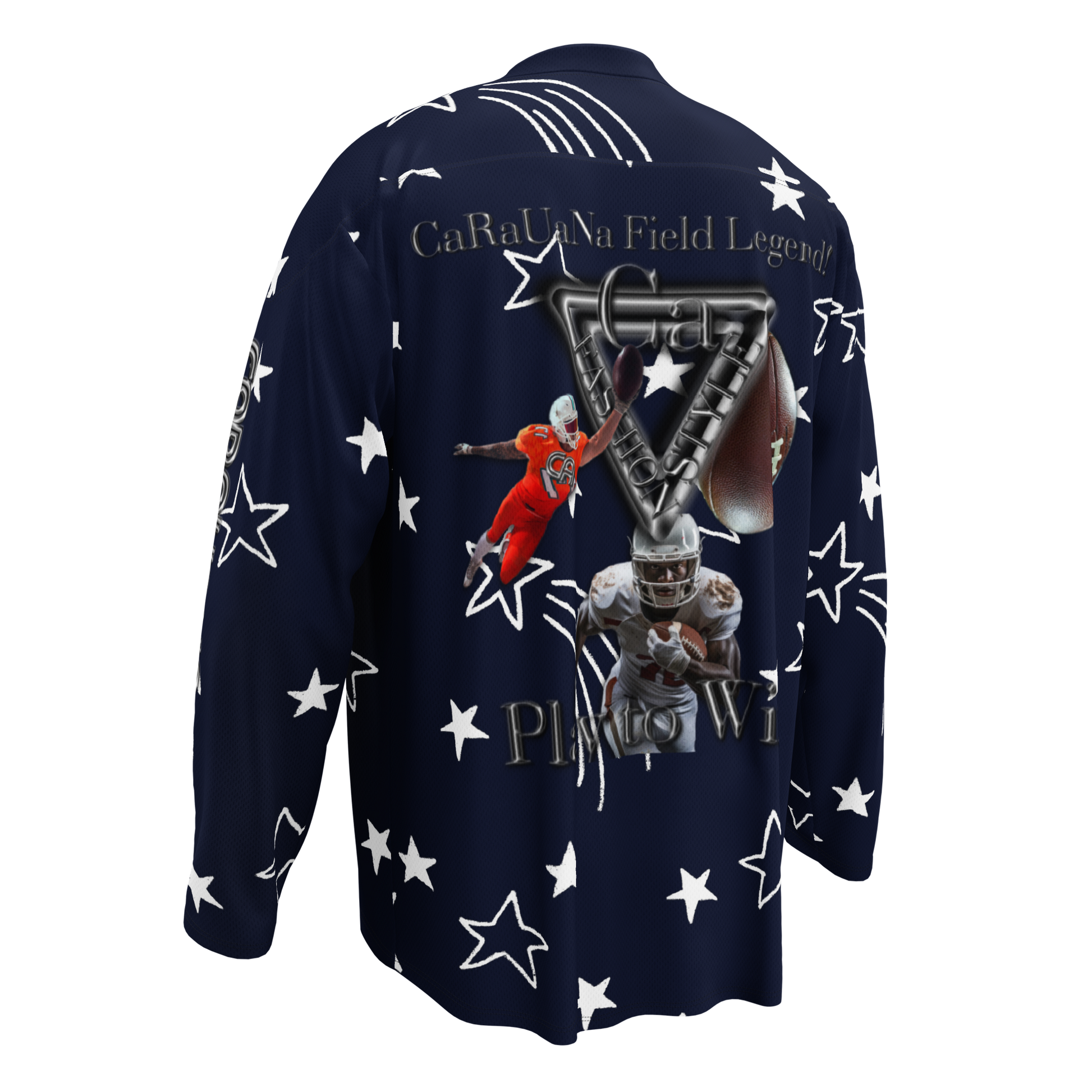 ๐ Sweatshirt CaRaUaNa โ American Football Blue Star Carauana Store