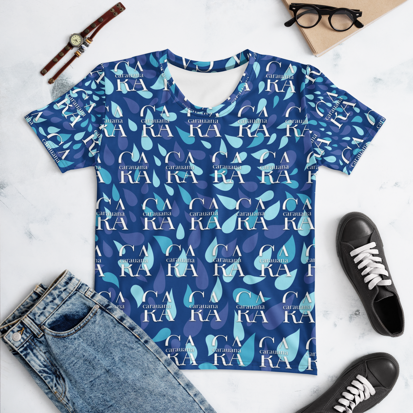 Women's T-shirt blue sky Carauana Store