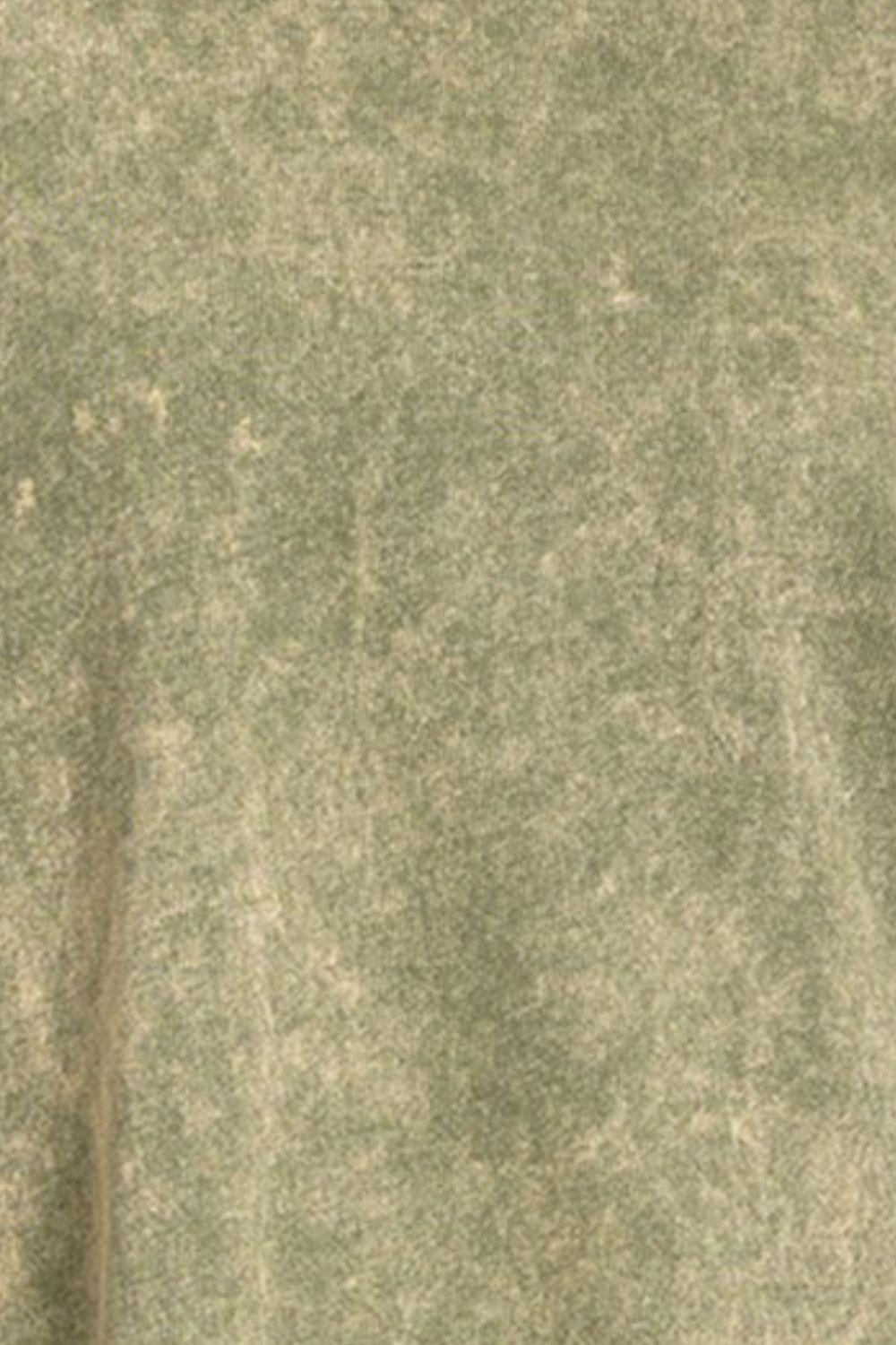 Zenana Heathered Round Neck Short Sleeve Blouse Carauana Store