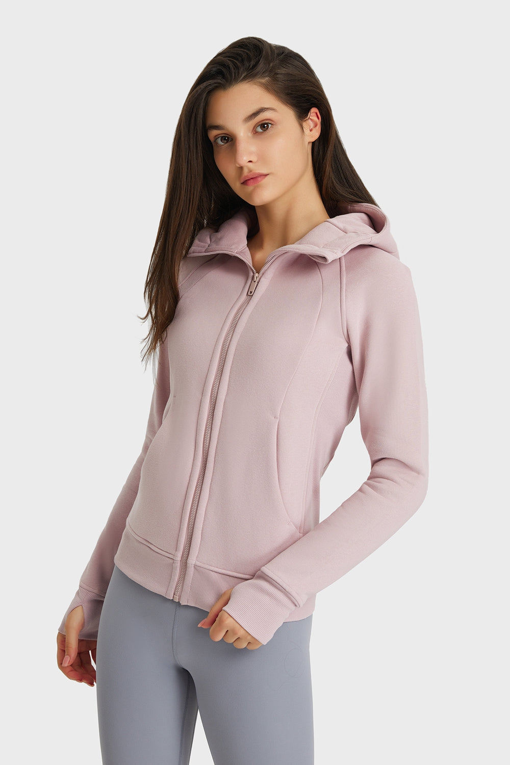 Millennia Zip Up Seam Detail Hooded Sports Jacket Carauana Store