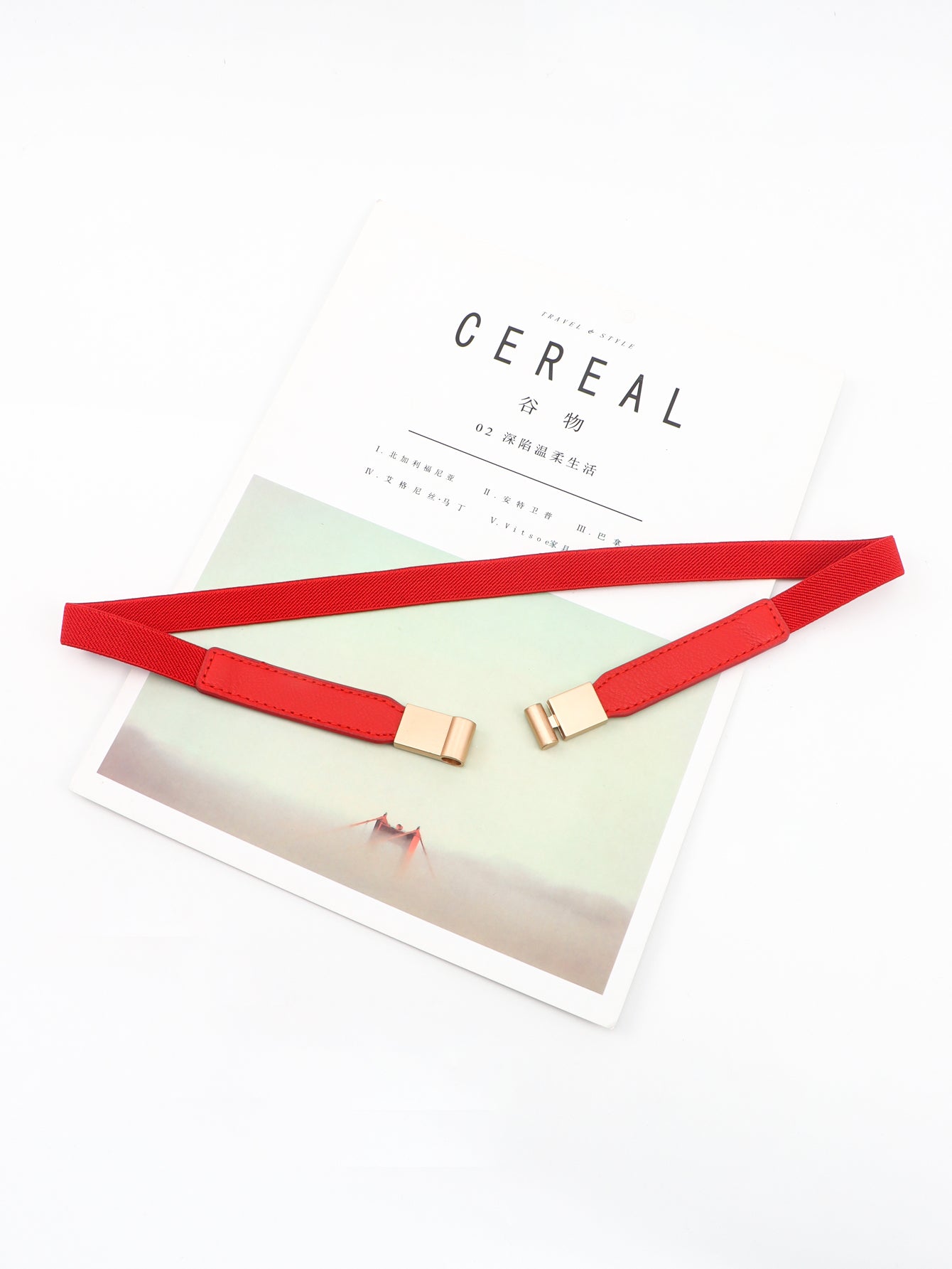 PU Elastic Skinny Belt Carauana Store