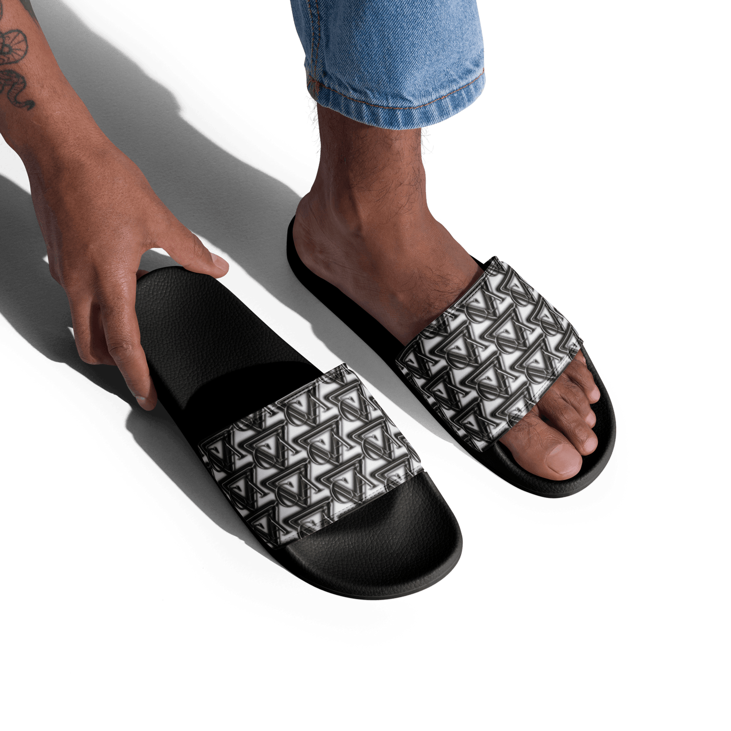 CARAUANA slides Women’s Black Branded Carauana Store