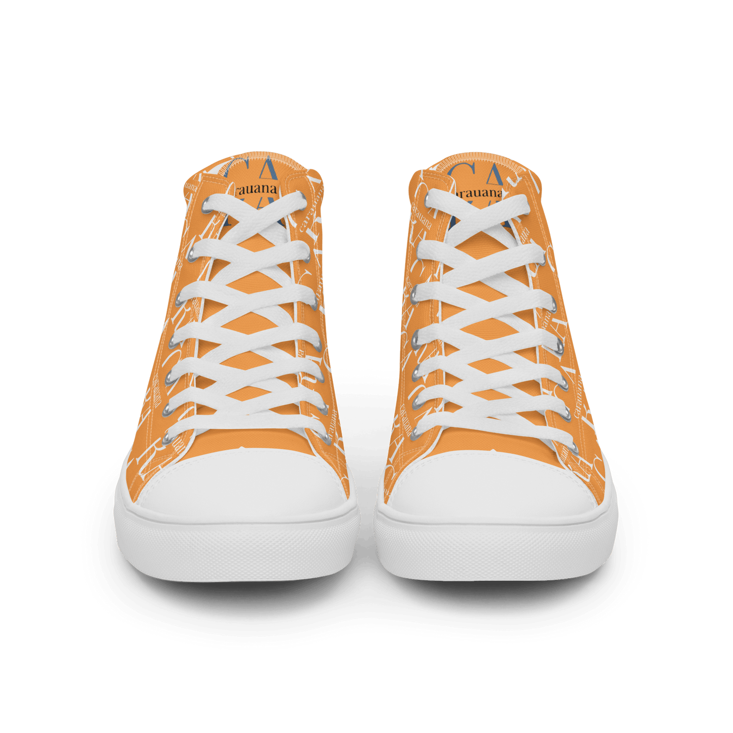 CARAUANA Hip Hop canvas shoes Orange Branded Carauana Store