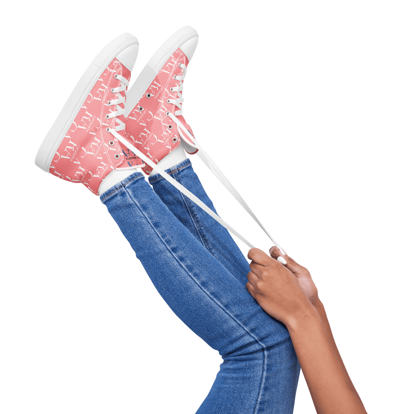 CARAUANA Hip Hop canvas shoes Pink Branded Carauana Store