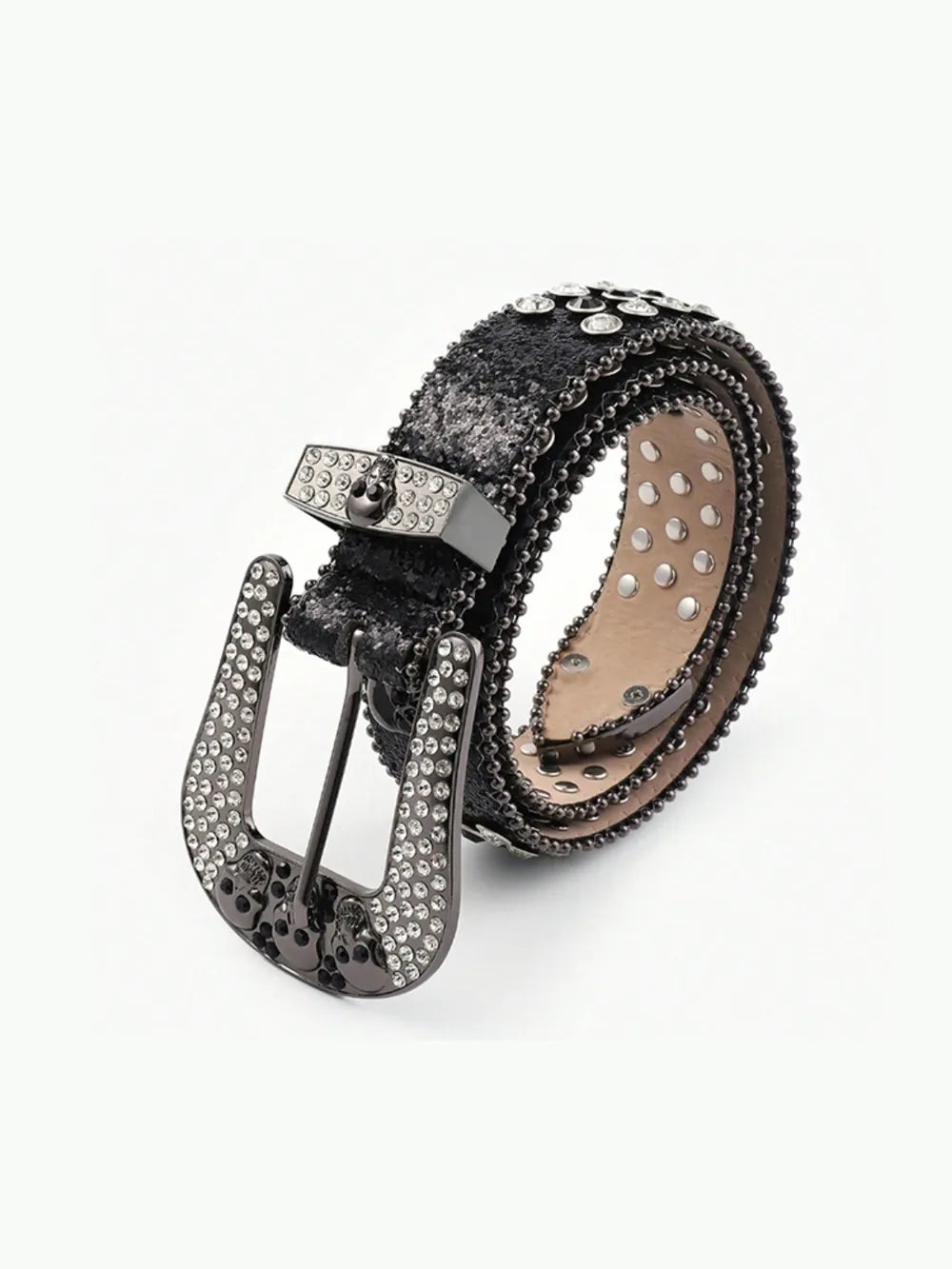 PU Leather Skull Belt Carauana Store