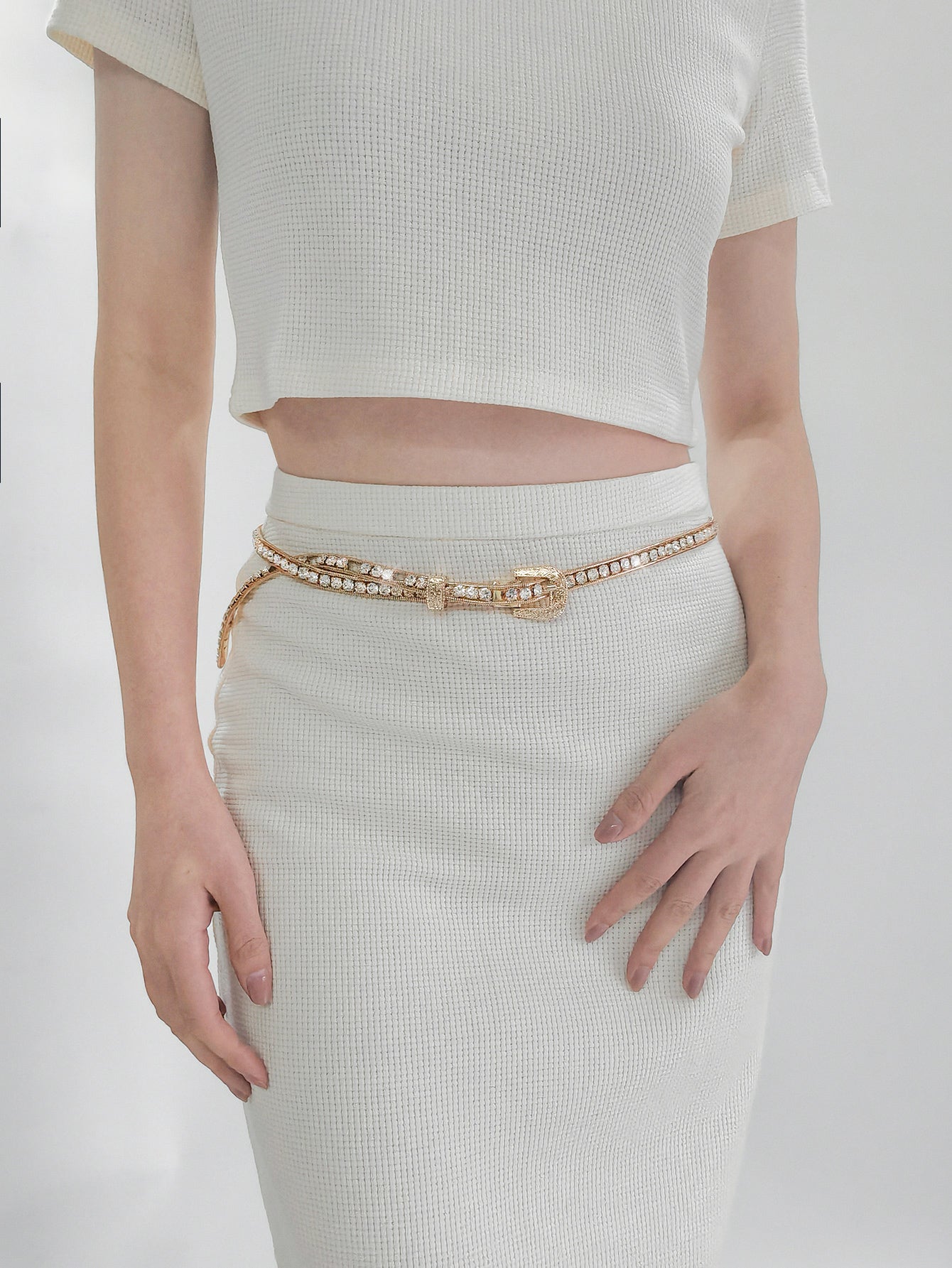 Rhinestone Metal Belt Carauana Store