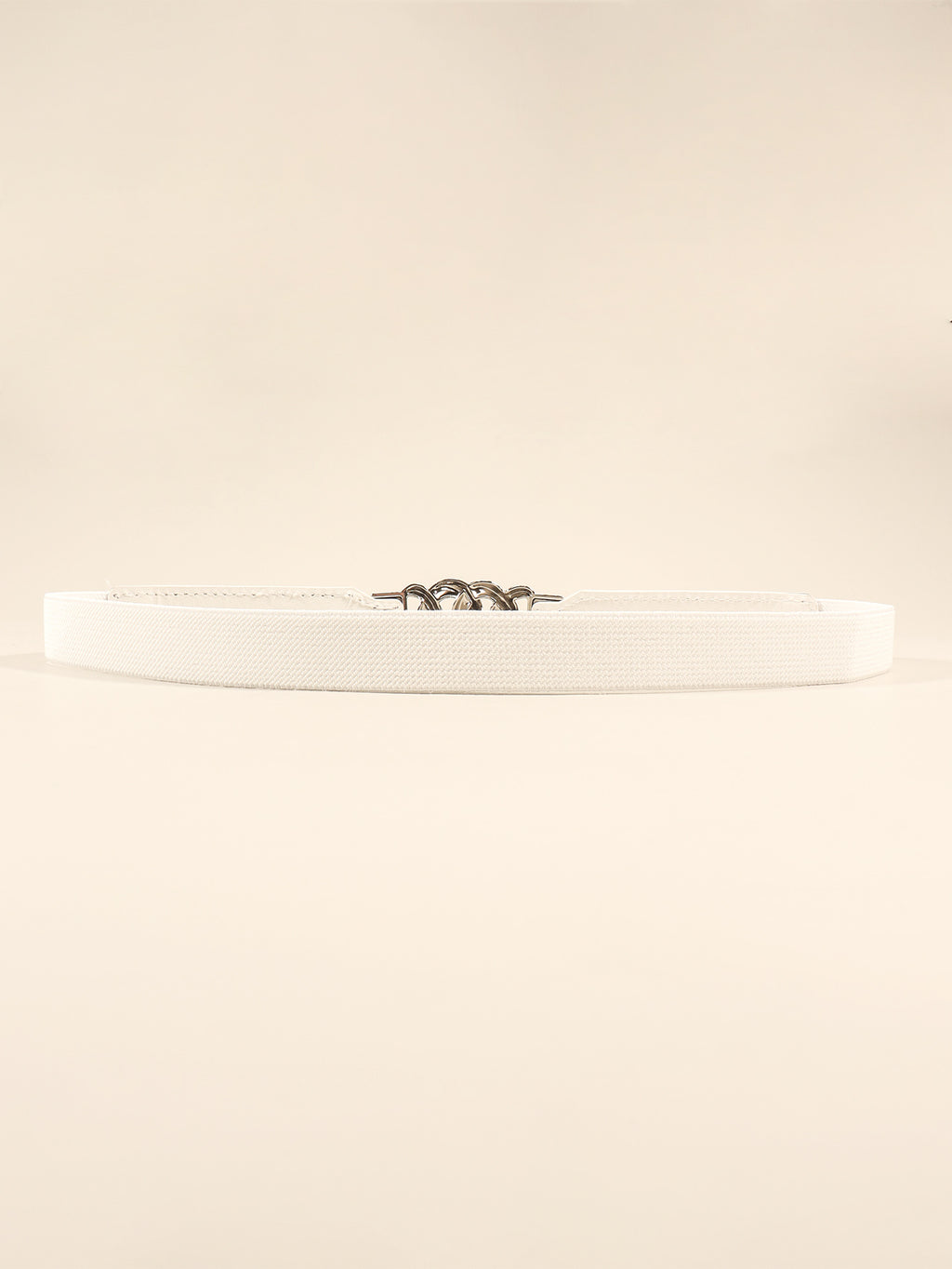 Zinc Alloy Buckle Elastic PU Belt Carauana Store