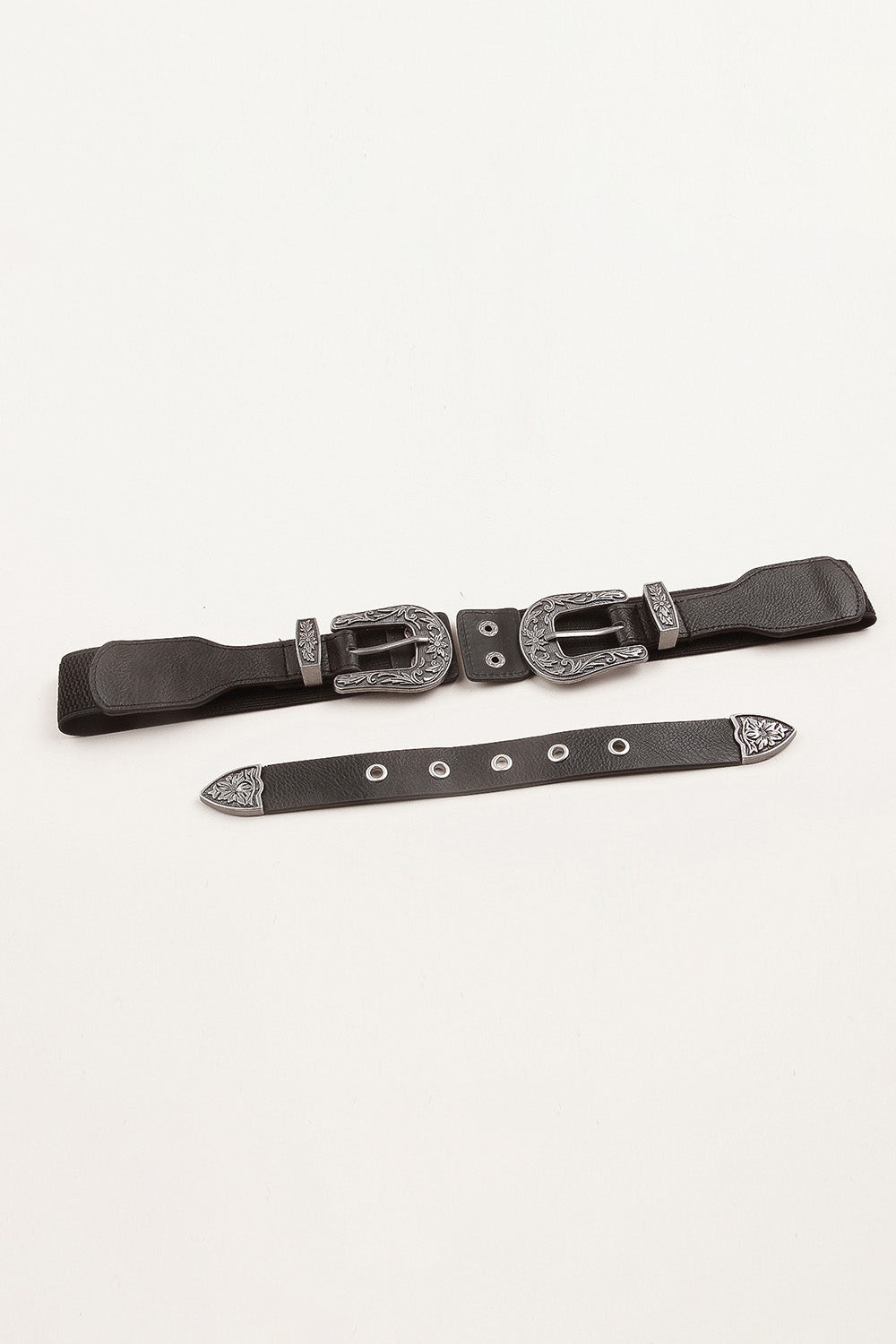 Symmetrical Zinc Alloy Buckle PU Leather Belt Carauana Store