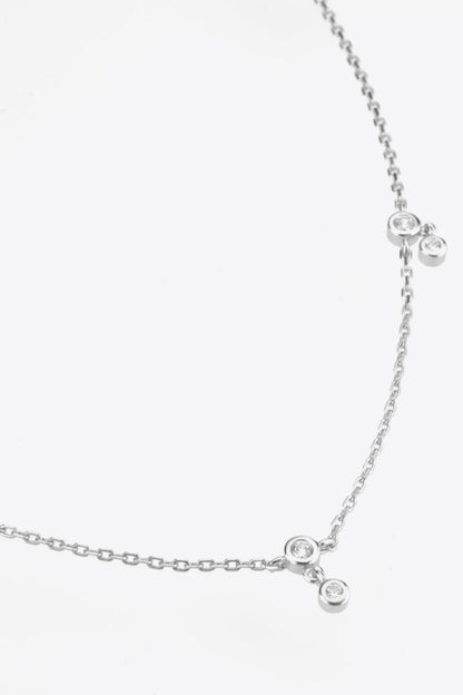 Zircon 925 Sterling Silver Necklace