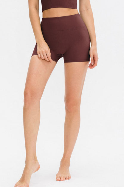 Slim Fit Wide Waistband Sports Shorts Carauana Store