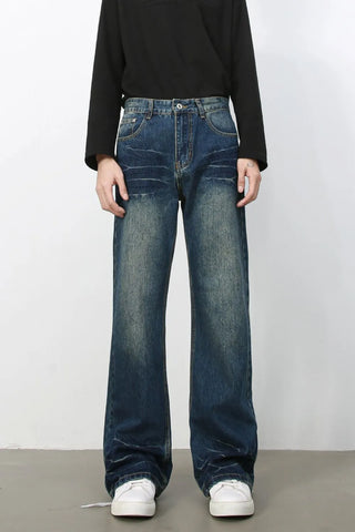 Men's Bootcut Jeans with Pockets