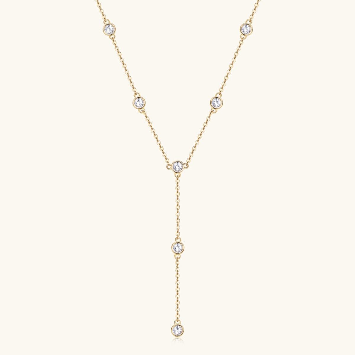 1.1 Carat Moissanite 925 Sterling Silver Necklace