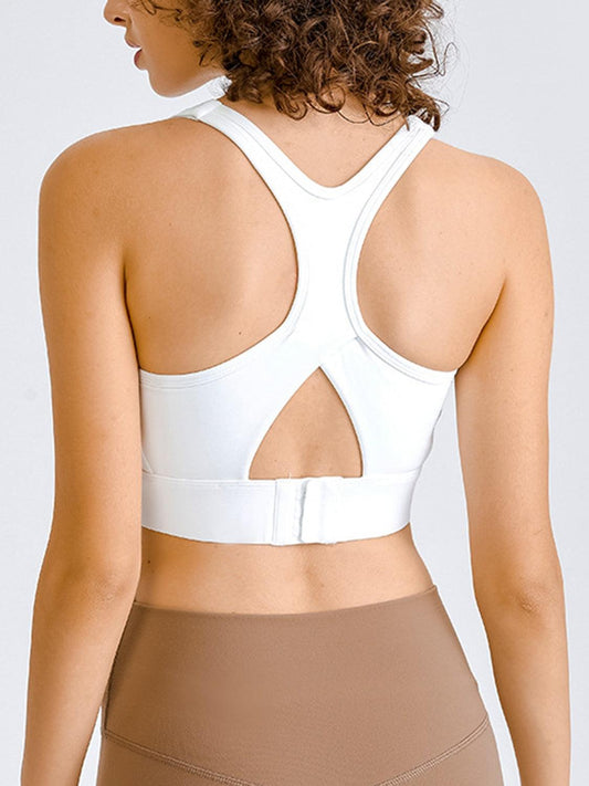 Double Take Square Neck Racerback Cropped Tank Carauana Store