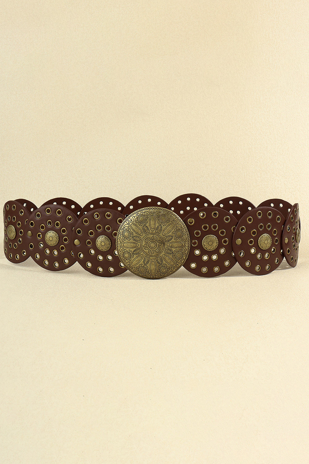 Zinc Alloy PU Disc Belt Carauana Store