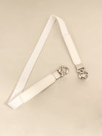 Zinc Alloy Buckle Elastic PU Belt Carauana Store