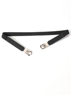 Zinc Alloy Buckle Elastic PU Belt Carauana Store