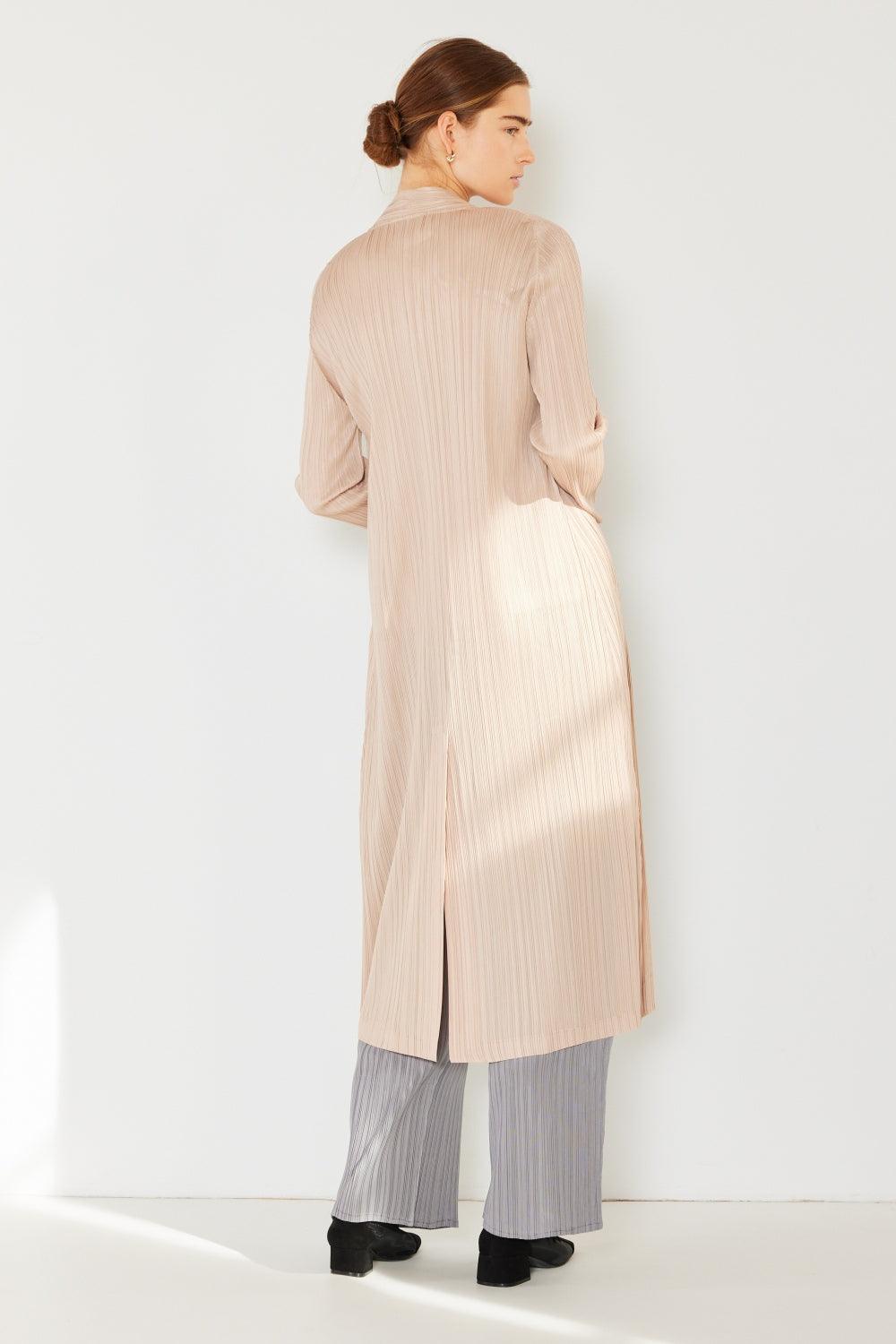 Marina West Swim Pleated Long Sleeve Cardigan